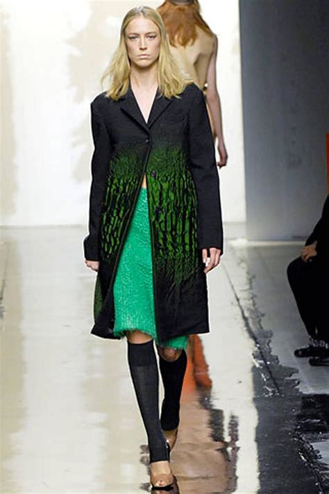 prada aw 2007 archive prada runway textured wool/silk blazer